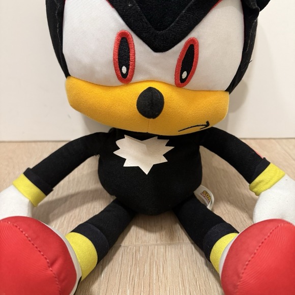 Jumbo Sonic the Hedgehog Shadow Plush Toy 17 inches Soft Toy. - Picture 2 of 12